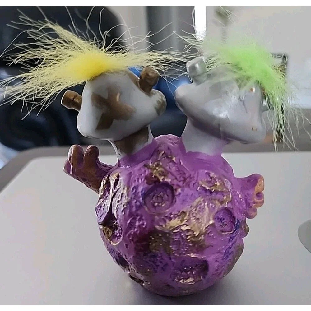TWO-HEADED DUCK DWEEB COSMIC CRITTER - 3 1/2